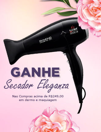 Nas Compras acima de R$249,00 em dermo e maquiagem