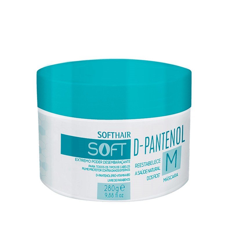 Mascara De Tratamento Soft Hair D Pantenol 280g Lojas Rede