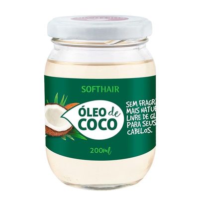 Óleo De Coco Vegano Soft Hair 200ml