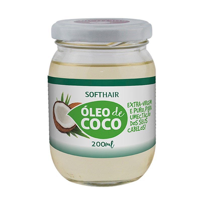 Óleo De Tratamento Capilar Soft Hair Coco Extra Virgem 200ml