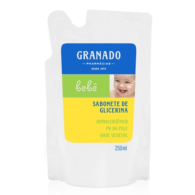 Sabonete Líquido Refil Glicerina Bebê Granado Tradicional 250ml