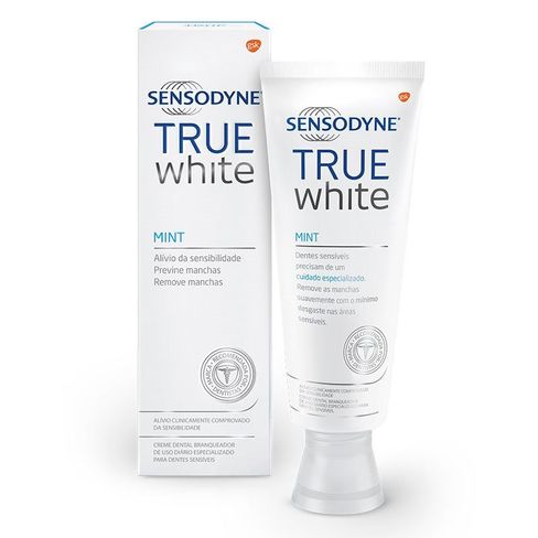 creme dental sensodyne true white 100g