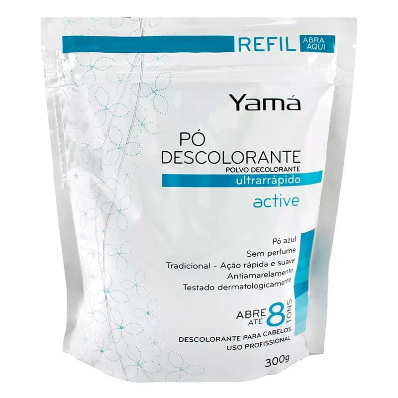 Pó Descolorante Yamá Refil Tradicional Active 300g