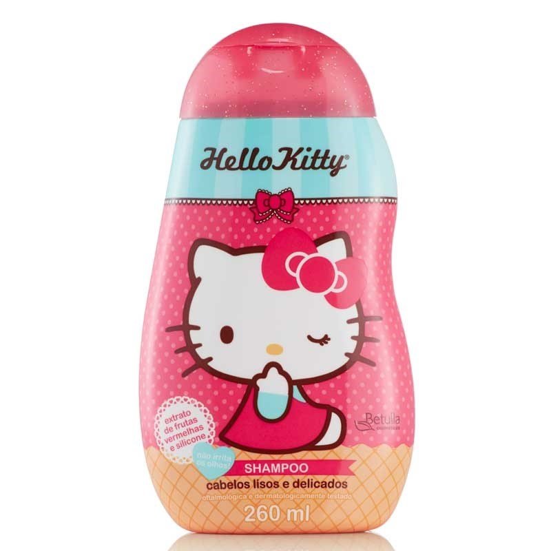 shampoo hello kitty suave cabelos lisos 260ml lojas rede