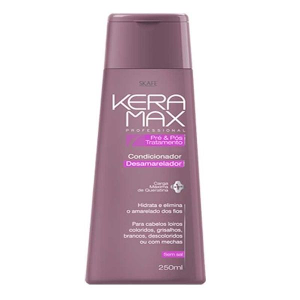 Condicionador Keramax Skafe Desamarelador 250ml