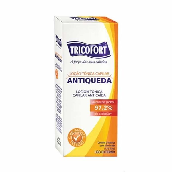 Ampola Para Cabelo Tricofort Com 2 Unidades Antiqueda 25ml