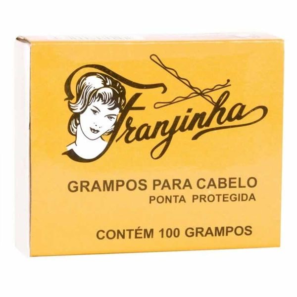 Grampo De Cabelo Franjinha Número 7 - Preto