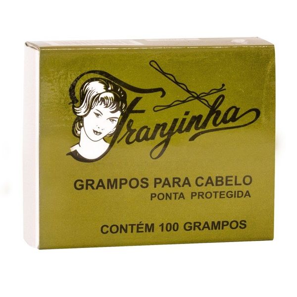 Grampo De Cabelo Franjinha Número 7 - Louro
