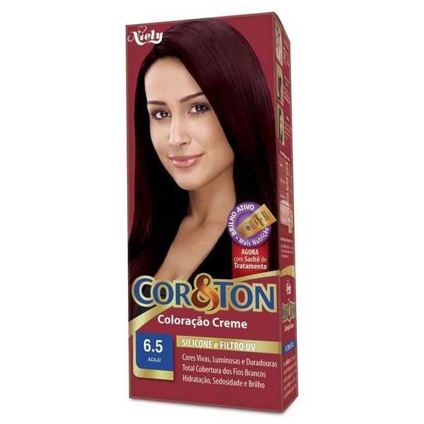 Tintura Creme Cor & Ton Acaju 6.5