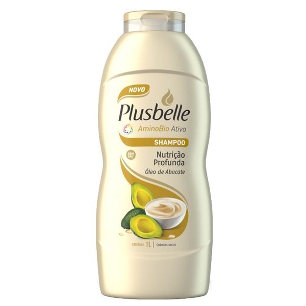 Shampoo Plusbelle Óleo De Abacate 1 L