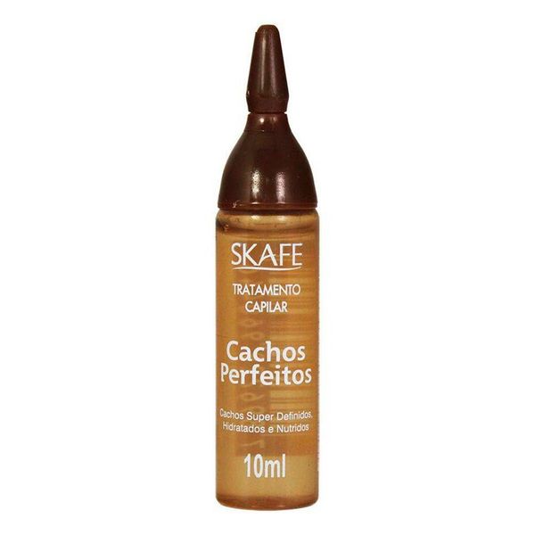 Ampola De Tratamento Capilar Cachos Perfeitos Skafe 10ml