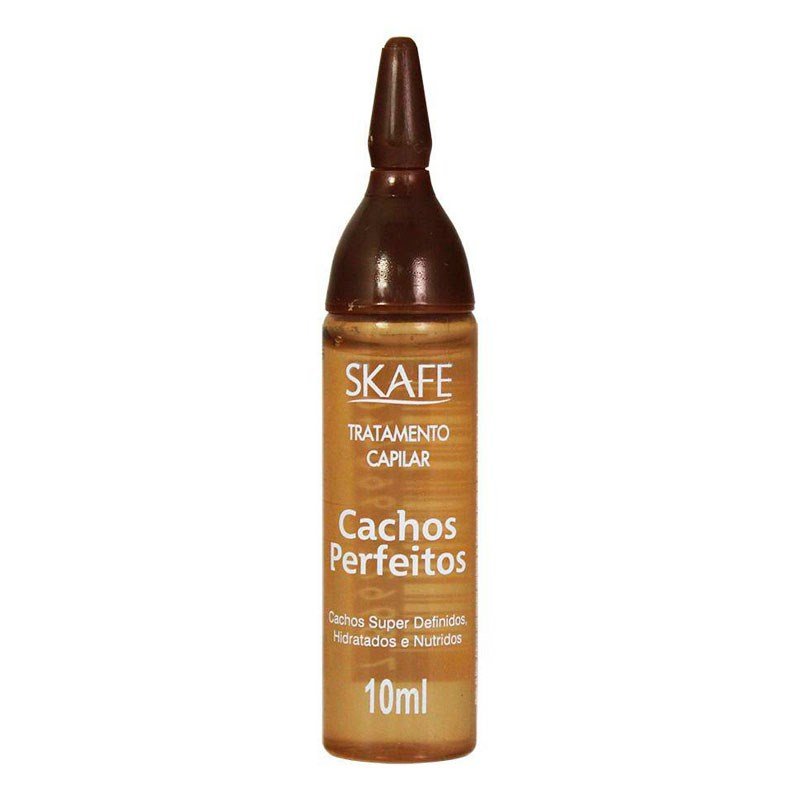 Ampola De Tratamento Capilar Cachos Perfeitos Skafe 10ml