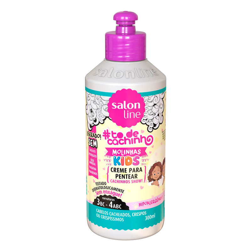 Creme Para Pentear Salon Line To De Cachinho Kids Liberado 300ml Lojas Rede