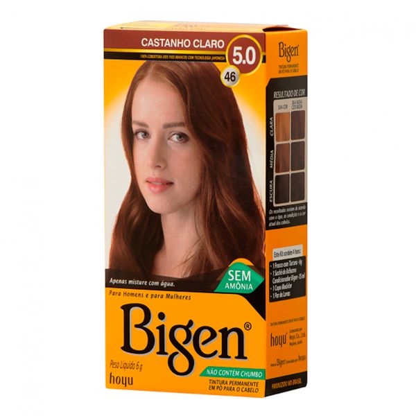 Tintura Bigen Castanho Claro 5.0