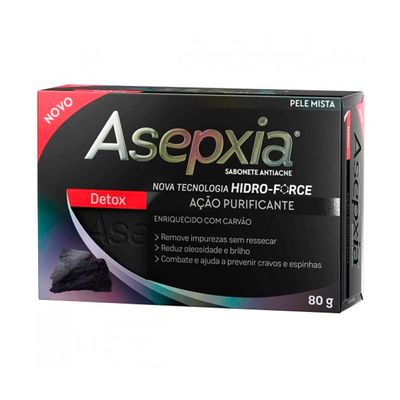 Sabonete Asepxia Detox Antiacne 80g