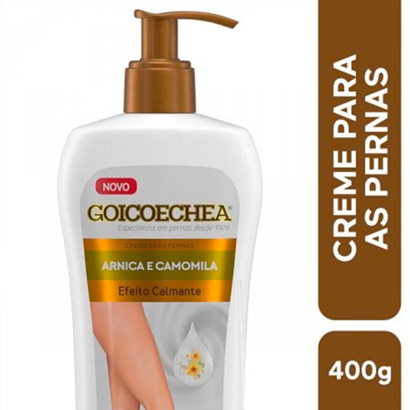 Creme Hidratante Para Pernas Goicoechea Arnica E Camomila 400g Lojas Rede Creme Hidratante Para Pernas Goicoechea Arnica E Camomila 400g Lojas Rede