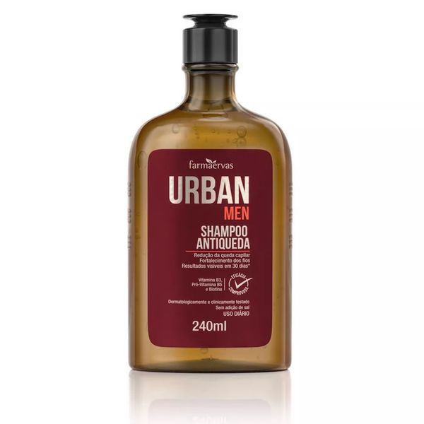 Shampoo Urban Men Antiqueda 240ml