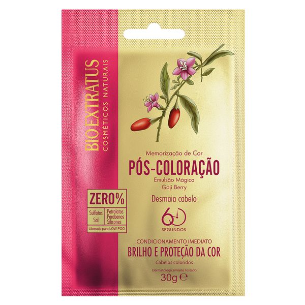 Tratamento De Choque Bio Extratus Pós Coloração 30g
