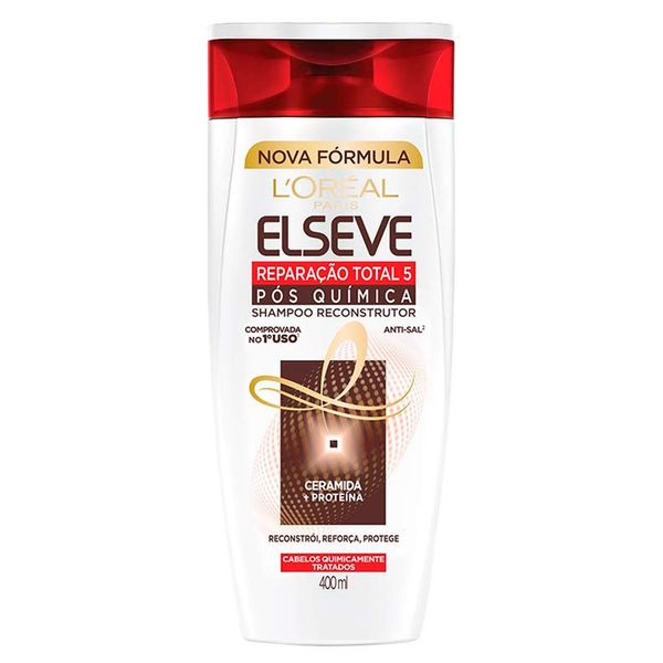 Shampoo Elseve Reparação Total 5 Especial Quimica 400ml