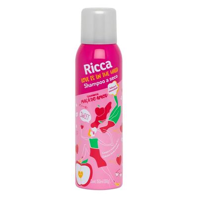 Shampoo A Seco Ricca Love Is In The Hair Maça Do Amor 150ml