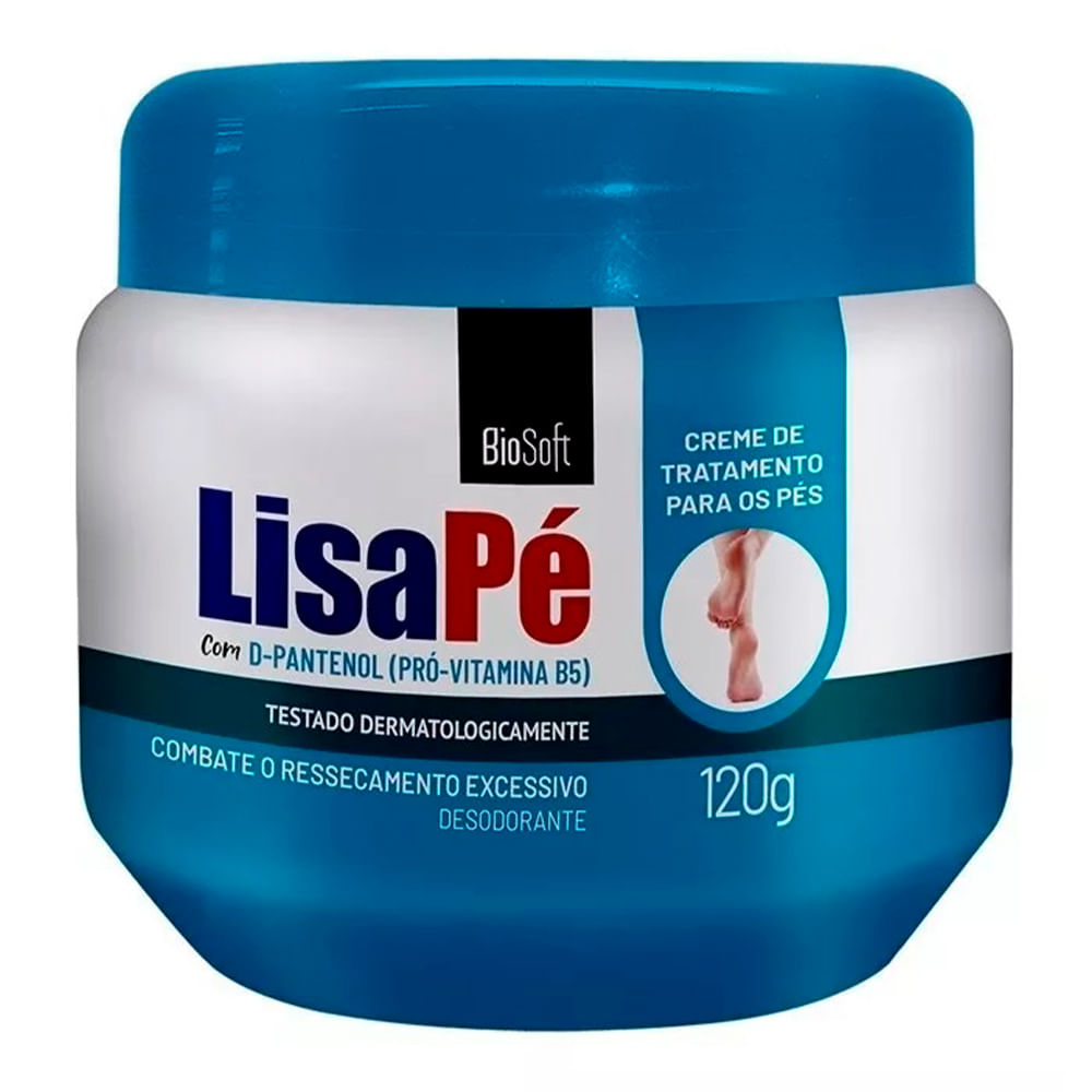 Creme Hidratante Para Pés Biosoft D-pantenol 120g