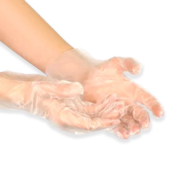 Luvas Plásticas Descartáveis Nt Flex Com 100 Unidades