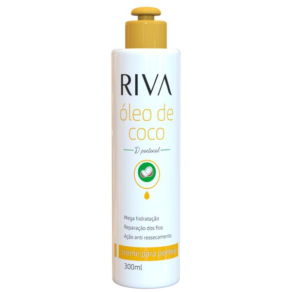 Creme De Pentear Riva Óleo De Coco E D-Pantenol 300ml