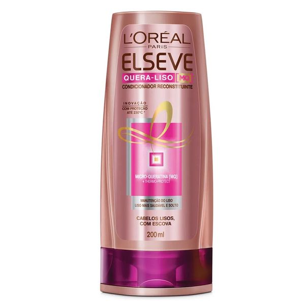 Condicionador Elseve Quera-Liso MQ 230C - 200ml
