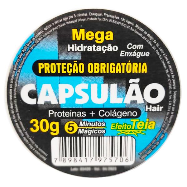 Capsulão Proteção Obrigatória Proteínas + Colágeno 30g