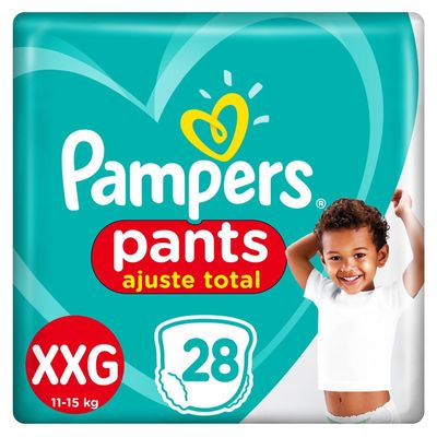 Fralda Pampers Pants Ajuste Total XXG 28 Tiras
