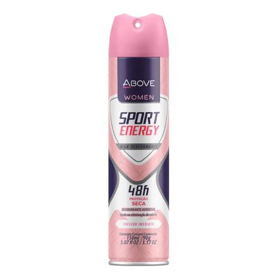 Desodorante Aerosol Above Sport Energy Women 150ml