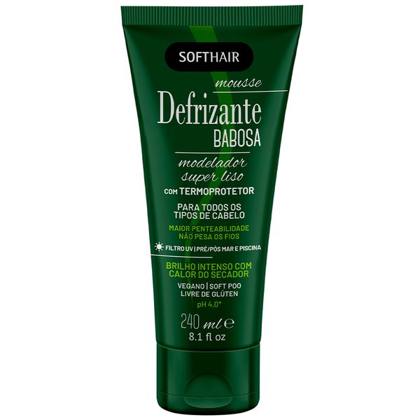 Defrizante Soft Hair Mousse Babosa 240ml