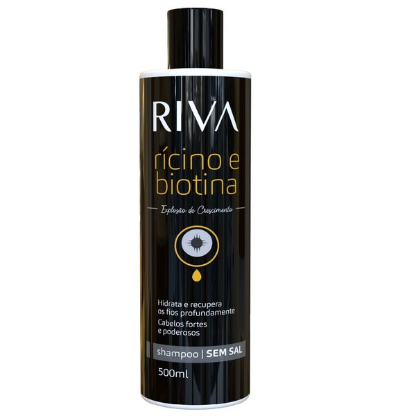 Shampoo Riva Rícino E Biotina 500ml