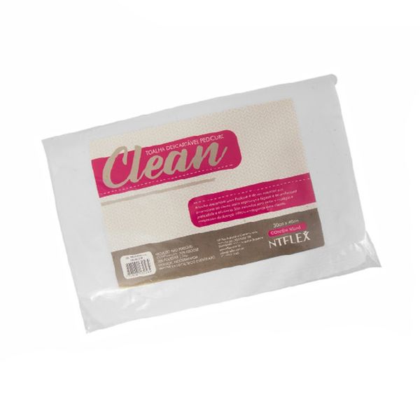 Toalha Pedicure NT-Flex Clean 30X40 Com 50 Unidade - 3256