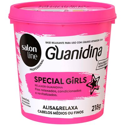 Creme Relaxante Salon Line Guanidina Girls + Neutralizante+ Ativador