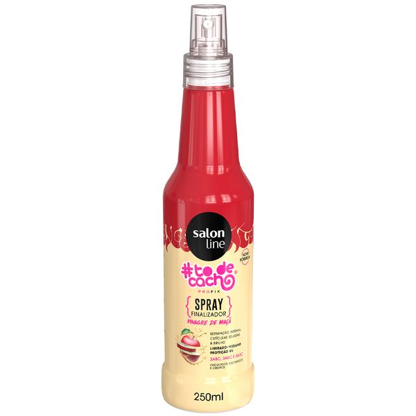 Spray Finalizador Vinagre De Maça To De Cacho Salon Line 250ml