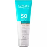 Protetor Solar Facial Com Cor Sunless FPS 50 60g - Bronze