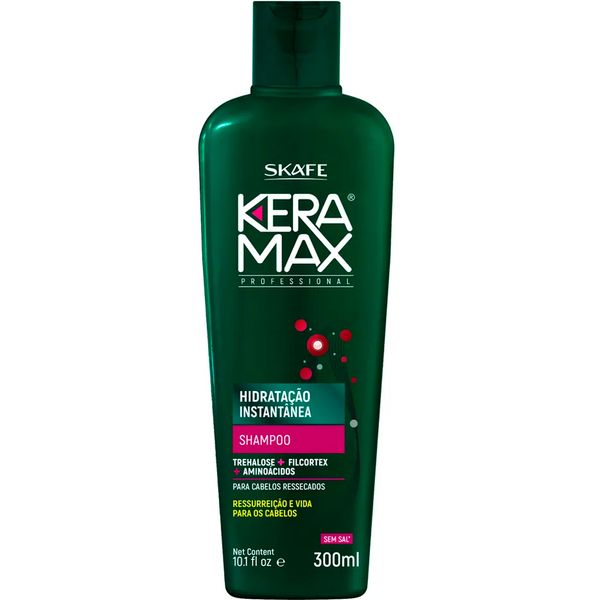 Shampoo Tratamento Keramax Hidratação Instantânea 300ml