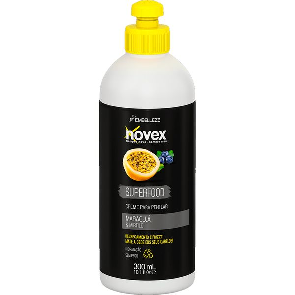 Creme De Pentear Novex Superfood Maracujá & Mirtilo 300ml
