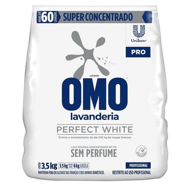 Sabão Em Pó Omo Sem Perfume Refil 3,5kg