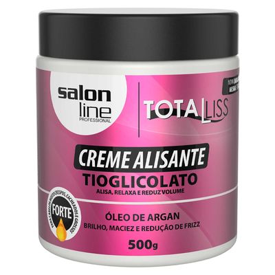 Creme Alisante Salon Line Argan Oil Forte 500g