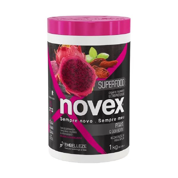Máscara Capilar De Tratamento Novex Superfood Pitaya & Gojiberry 1kg