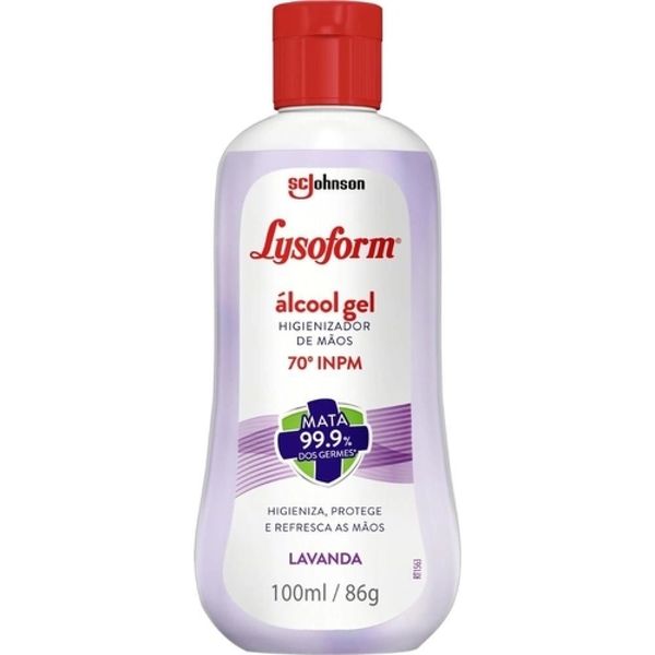 Álcool Em Gel Lysoform Lavanda 100ml