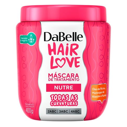 Máscara Capilar De Tratamento Dabelle Hair Love Nutre 400g