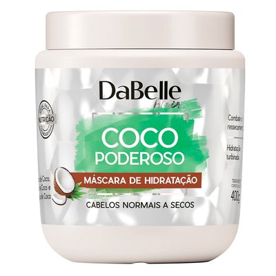 Máscara Capilar De Tratamento Dabelle Coco Poderoso 400g