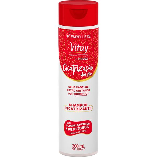 Shampoo Vitay Novex Cicatrização dos Fios 300ML