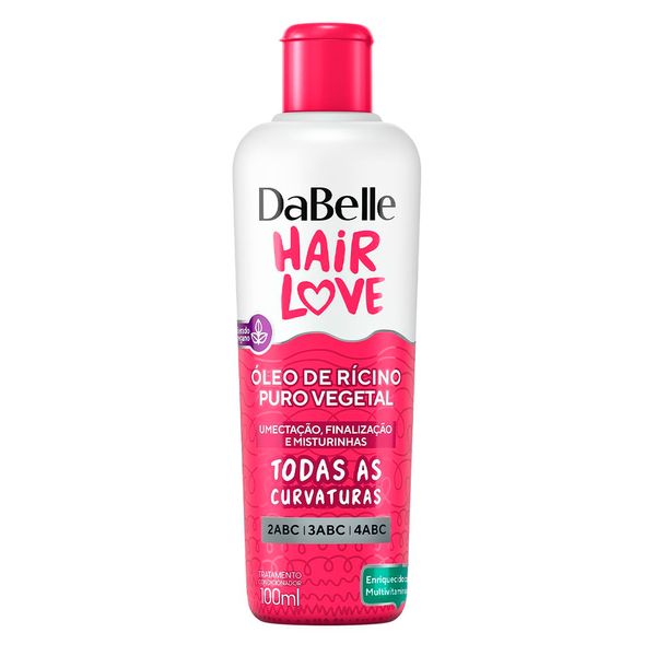 Óleo Capilar Dabelle Hair Love Rícino Vegetal 100ml