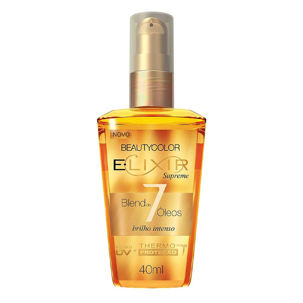Óleo Capilar Elixir Beautycolor Blend 7 Óleos 40ml