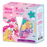 Kit Shampoo + Condicionador Infantil Ricca Barbie Unicórnio 250ml