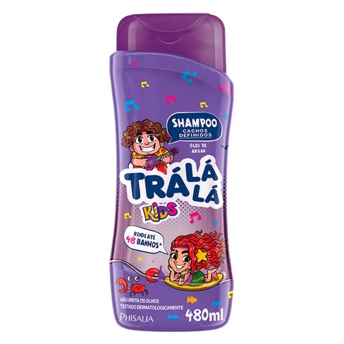 Shampoo Infantil Trá Lá Lá Kids Cachos 480ml